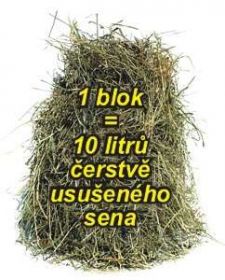 Apetit Pressed Hay, lisované seno krabička, 2ks