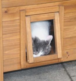 Venkovní domek pro kočky Lodge
