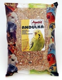 Apetit Andulka 0,8kg, základní krmivo pro andulky