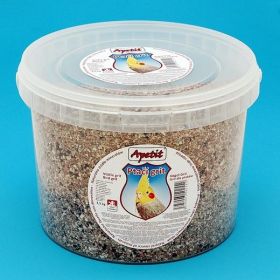 Apetit - Ptačí grit 3,5kg, vědro 3L, doplňkové minerální krmivo pro ptactvo