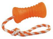 ToyFastic Orange hračka Kost na laně