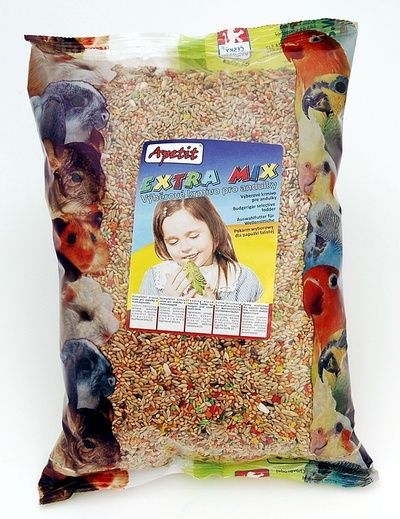 Apetit Andulka extra mix 0,8kg, výběrové krmivo pro andulky