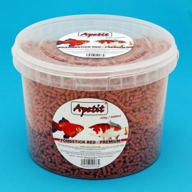Apetit - Pondsticks Red, Premium, vědro 3L (400g), kompletní krmivo pro bazénové ryby