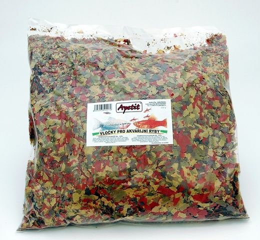 Apetit - vločky pro akvarijní ryby, Tropical Color Flakes, 500g