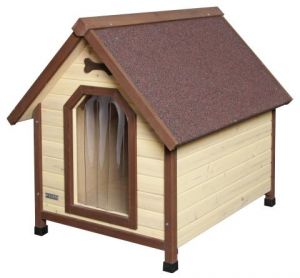 Dřevěná bouda pro psa Dog House 4-Seasons s vyhříváním
