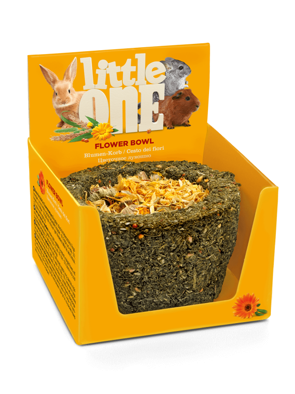 Little One Bylinková miska. Bylinková pochoutka pro králíky a hlodavce, 140 g