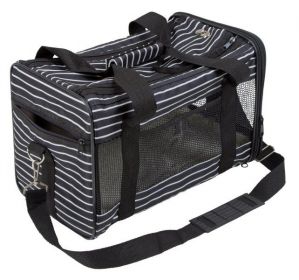 Cestovní taška letní CUBA černobílá 50x32x32cm