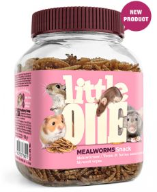 Little One Moučný červ, Snack pro všežravé malé savce (křeček, myš, potkan) 70 g