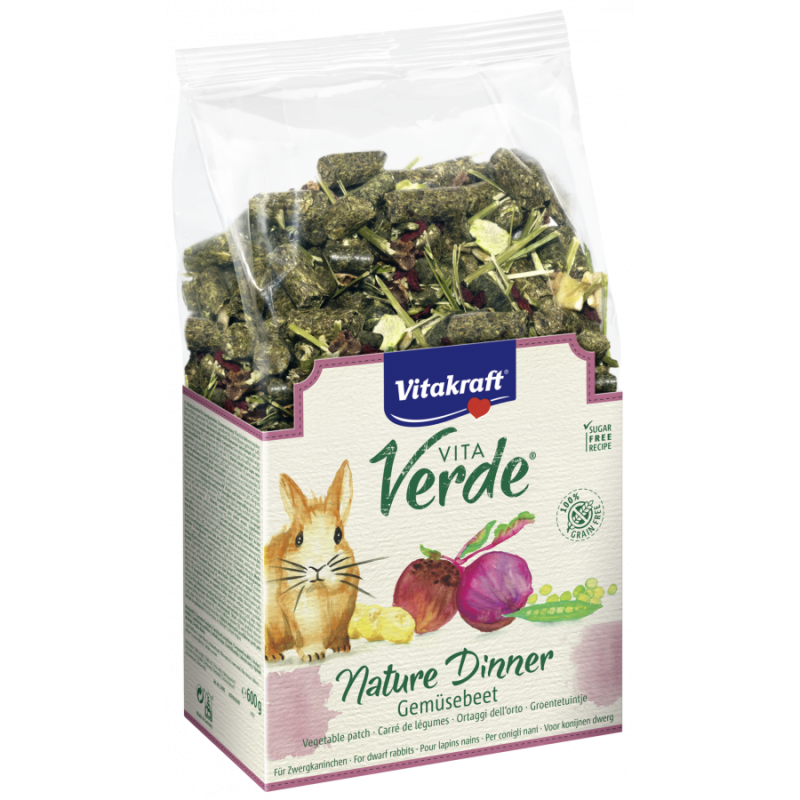 Vitakraft Vita Verde Nature Dinner kompletní krmivo králík 600g