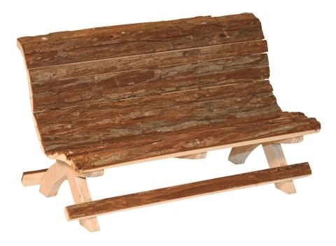 Dřevěná lavička Nature, králík