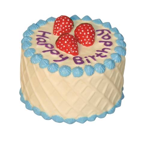 Hračka dort narozeninový 10cm